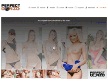 Tablet Screenshot of perfectgonzo.com